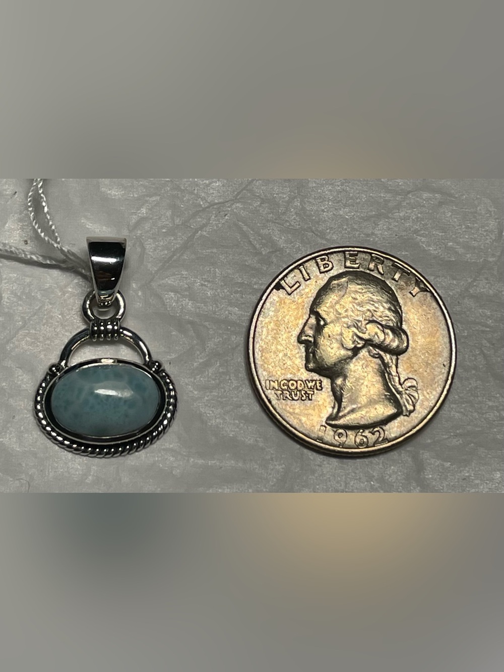 Larimar pendant